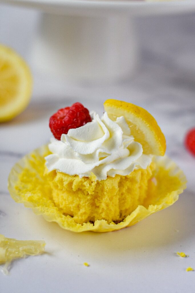 sweetketolife.com-keto-lemon-cupcakes-with-keto-raspberry-filling-jam
